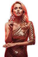 coinpoker woman in gold